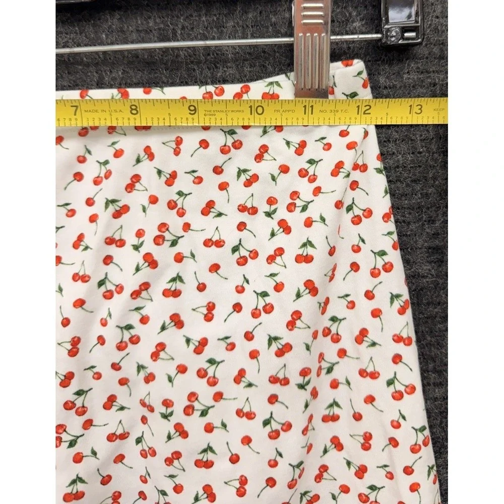 Petite Plume Snug Fit Cherry Pajama Set Size 12 EUC